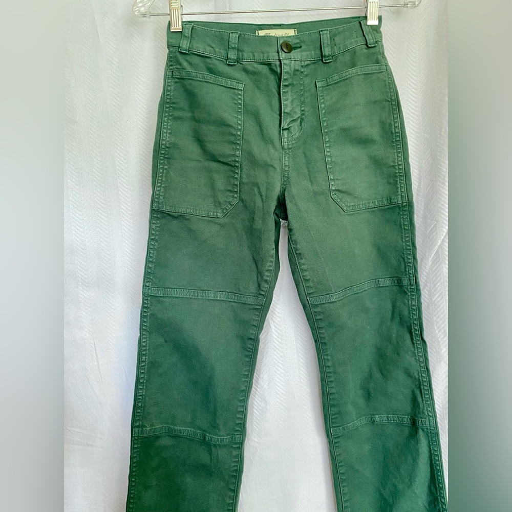 Madewell '90s Utility Straight Pant in Garment-Dyed Canvas 24 P